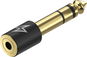 AlzaPower 6,3mm Jack (M) to 3,5mm Jack (F) Adapter čierny - Redukcia
