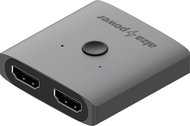 Switch AlzaPower 2in1 Bi-Directional HDMI 4K/60Hz Switch šedý - Switch