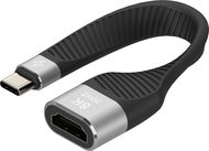 AlzaPower FlexCore USB-C 4 Gen 2 (M) to HDMI 2.1 (F) 8K 30Hz schwarz - Adapter