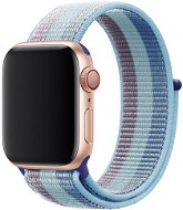 Eternico Airy for Apple Watch 42mm / 44mm / 45mm Elephant Gray with Blue stripe - Watch Strap