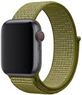 Eternico Airy na Apple Watch 38 mm/40 mm/41 mm  Green Fig and Brown edge - Remienok na hodinky