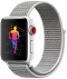 Eternico Airy for Apple Watch 38mm / 40mm / 41mm Elephant Gray and White edge - Watch Strap