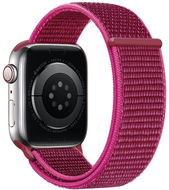 Eternico Airy for Apple Watch 42mm / 44mm / 45mm Beet Red and Pink edge - Watch Strap