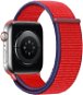 Eternico Airy für Apple Watch 42mm / 44mm / 45mm Chilly Red and Blue edge - Armband
