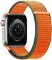 Eternico Airy na Apple Watch 42 mm/44 mm/45 mm  Coral Orange and Brown edge - Remienok na hodinky