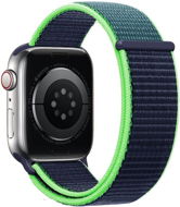 Eternico Airy for Apple Watch 38mm / 40mm / 41mm Night Blue and Green edge - Watch Strap