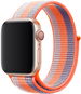 Eternico Airy na Apple Watch 42 mm/44 mm/45 mm  Sky Blue with Orange stripe - Remienok na hodinky