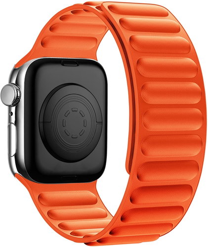 Eternico Magnetic Loop for Apple Watch 42mm / 44mm / 45mm / Ultra 49mm Solid Orange - Smartwatch-Armband - Hauptbild