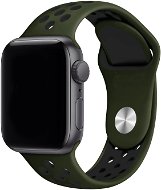 Eternico Sporty na Apple Watch 38 mm/40 mm/41 mm  Pure Black and Khaki - Remienok na hodinky
