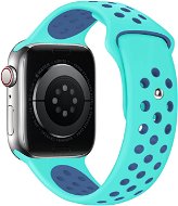 Eternico Sporty für Apple Watch 42mm / 44mm / 45mm Himmelblau und Aquamarin - Armband