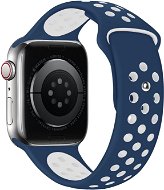 Eternico Sporty na Apple Watch 42 mm/44 mm/45 mm  Cloud White and Blue - Remienok na hodinky
