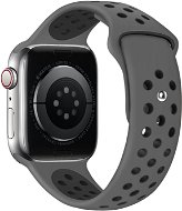 Eternico Sporty for Apple Watch 38mm / 40mm / 41mm Deep Black and Gray - Watch Strap