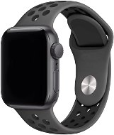 Eternico Sporty na Apple Watch 38 mm/40 mm/41 mm  Deep Black and Gray - Remienok na hodinky