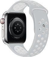 Eternico Sporty Apple Watch 42mm / 44mm / 45mm - Cloud White and Gray - Szíj