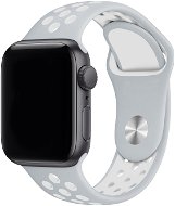 Eternico Sporty na Apple Watch 42 mm/44 mm/45 mm  Cloud White and Gray - Remienok na hodinky
