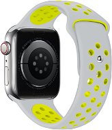 Eternico Sporty für Apple Watch 38mm / 40mm / 41mm Mustard Yellow and White - Armband