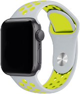 Eternico Sporty na Apple Watch 42 mm/44 mm/45 mm   Mustard Yellow and White - Remienok na hodinky