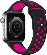 Eternico Sporty na Apple Watch 38 mm/40 mm/41 mm  Vibrant Pink and Black - Remienok na hodinky
