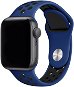 Eternico Sporty na Apple Watch 38 mm/40 mm/41 mm  Solid Black and Blue - Remienok na hodinky