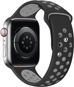 Eternico Sporty for Apple Watch 42mm / 44mm / 45mm Elephant Gray and Black - Watch Strap