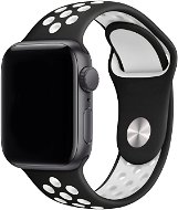 Eternico Sporty for Apple Watch 38mm / 40mm / 41mm Pure White and Black - Watch Strap