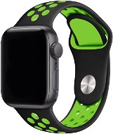 Eternico Sporty na Apple Watch 38 mm/40 mm/41 mm  Vibrant Green and Black - Remienok na hodinky
