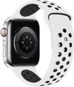 Eternico Sporty für Apple Watch 38mm / 40mm / 41mm Dunkelgrau und Weiß - Armband