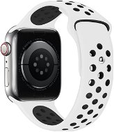 Eternico Sporty for Apple Watch 42mm / 44mm / 45mm Dark Gray and White - Watch Strap