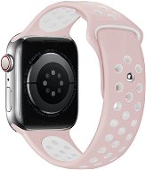 Eternico Sporty für Apple Watch 38mm / 40mm / 41mm Cloud Weiß und Rosa - Armband