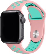 Eternico Sporty na Apple Watch 38 mm/40 mm/41 mm  Mint Turquise and Pink - Remienok na hodinky