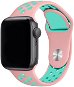 Eternico Sporty Apple Watch 38mm / 40mm / 41mm - Mint Turquise and Pink - Szíj