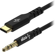 AlzaPower AluCore USB-C to 3.5mm Jack (M) 1m - fekete - Audio kábel