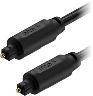 AlzaPower Optical Fiber Toslink Audio Cable 5m black - AUX Cable