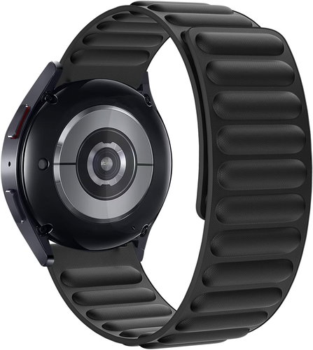 Eternico Magnetic Loop for Universal Quick Release 20mm Solid Black - Watch Strap - Main image
