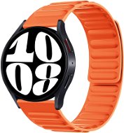 Eternico Magnetic Loop for Universal Quick Release 22mm Solid Orange       - Watch Strap