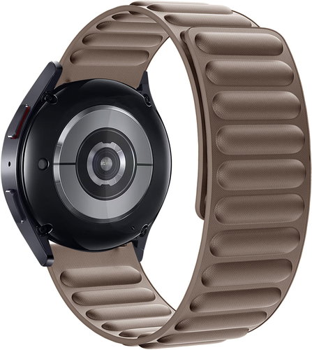 Eternico Magnetic Loop for Universal Quick Release 22mm Coffee Brown - Watch Strap - Main image
