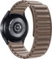 Eternico Magnetic Loop for Universal Quick Release 22mm Coffee Brown       - Watch Strap