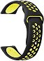 Eternico Sporty Universal Quick Release 20mm Vibrant Yellow and Black - Watch Strap