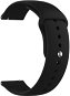 Eternico Essential Universal Quick Release 22mm Solid Black - Watch Strap