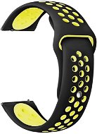 Remienok na hodinky Eternico Sporty Universal Quick Release 22 mm Vibrant Yellow and Black - Řemínek
