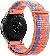 Eternico Airy Universal Quick Release 20mm Sky Blue with Orange stripe - Armband