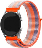 Eternico Airy Universal Quick Release 20 mm Sky Blue with Orange stripe - Remienok na hodinky
