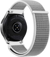 Eternico Airy Universal Quick Release 20mm Elephant Gray and White edge - Watch Strap