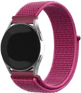 Eternico Airy Universal Quick Release 20mm Beet Red and Pink edge - Watch Strap
