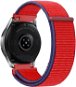 Eternico Airy Universal Quick Release 20mm Chilli Red and Blue edge - Watch Strap