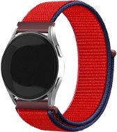 Eternico Airy Universal Quick Release 20 mm Chilli Red and Blue edge - Remienok na hodinky