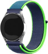 Eternico Airy Universal Quick Release 20mm Night Blue and Green edge - Watch Strap