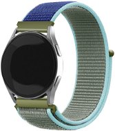 Eternico Airy Universal Quick Release 20mm Dark Blue and Green edge - Watch Strap