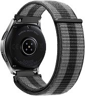Remienok na hodinky Eternico Airy Universal Quick Release 22 mm Elephant Gray with Black stripe - Řemínek