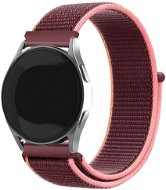 Eternico Airy Universal Quick Release 22mm Silk Red and Gold edge - Watch Strap